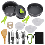 12Pc Set, Non Stick, Aluminum, w/bag