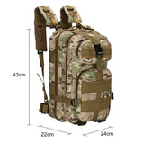 80L EDC Oxford Cloth Military Style Rucksack