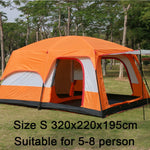 5-8/8-12 person Two-bedroom Family Tent