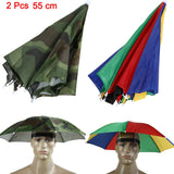 Rain Umbrella Hat/Sun Shade, Waterproof  *PESCA*