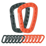 *DON"T-LOSE-IT* Carabiner D Rings, Spring Snap