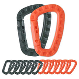 *DON"T-LOSE-IT* Carabiner D Rings, Spring Snap