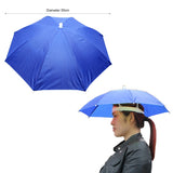 Rain Umbrella Hat/Sun Shade, Waterproof  *PESCA*