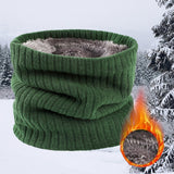 Men & Women  Knitted Fleece Ring  Neck Warmer