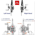 Professional 10KG Drag, 210g Ultra-Light 7.2:1 HS Magnetic Brake LgCast