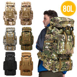 80L Backpack 600D Oxford Cloth, Waterproof