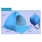 Automatic Pop-Up Beach Tent UV Protection