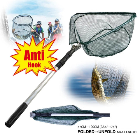 Mesh Landing Net, Telescopic, Folding, Different sizes