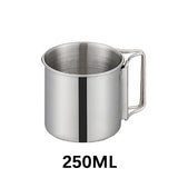 3/4 Pcs STAINLESS STEEL COOKING/COFFEE/WATER CUPS