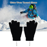 USB Low 5V Heating Gloves, Touch Screen (power supply needed)