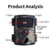 Mini Trail Camera HD 12MP 1080P Infrared N / V