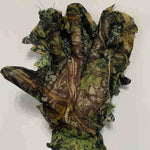 3D Leaf Net Camo Gloves