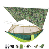 Hammock for 1/2 w/Rain Canopy & Mosquito Net