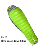 Oversized Mummy "WHITE GOOSE DOWN" Sleeping Bags, 4 wts Available