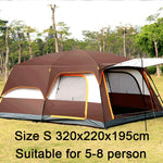 5-8/8-12 person Two-bedroom Family Tent