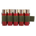 12GA Buttstock Shell Holder  5/6 Rounds   Elastic