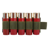 12GA Buttstock Shell Holder  5/6 Rounds   Elastic