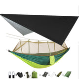 Hammock for 1/2 w/Rain Canopy & Mosquito Net