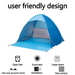 Automatic Pop-Up Beach Tent UV Protection