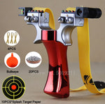 Double Screw Quick Pressure Laser Slingshot w/Target Paper