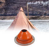 Tent Stove Jack, Flap Hole, Fire Resistant Tube Red Silicone Cover For Tent Chimney Duct Seals Hot Tent Jack