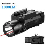 Handgun Laser/Flashlight, Red/Green Laser Sights