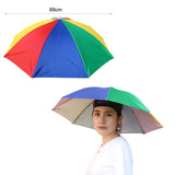 Rain Umbrella Hat/Sun Shade, Waterproof  *PESCA*