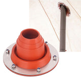 Tent Stove Jack, Flap Hole, Fire Resistant Tube Red Silicone Cover For Tent Chimney Duct Seals Hot Tent Jack