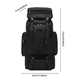 80L Rucksack  Large Capacity   Bug-Out Bag