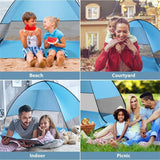 Automatic Pop-Up Beach Tent UV Protection