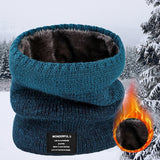 Men & Women  Knitted Fleece Ring  Neck Warmer