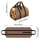 High-quality Supersized Canvas Firewood Carrier