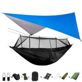 Hammock for 1/2 w/Rain Canopy & Mosquito Net