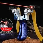 High Precision Laser Slingshot  w/Spirit Level  opt. Bands