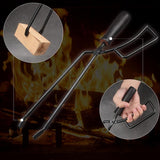 Iron Tongs  WoodStove  Charcoal   FirePit