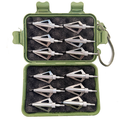 12pcs Broadhead 100gr 125gr Tips