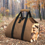 High-quality Supersized Canvas Firewood Carrier