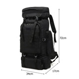 80L EDC Oxford Cloth Military Style Rucksack