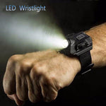 Watch, LED Flashlight, USB Rechargeable, Waterproof