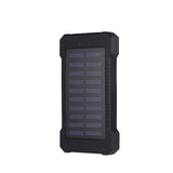 30000mah Solar Charger, LED w/ Hook Design