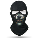 3D  Face/Neck Warmer, Motorcycle, Ski, Snowboard