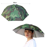 Rain Umbrella Hat/Sun Shade, Waterproof  *PESCA*