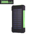 30000mah Solar Charger, LED w/ Hook Design