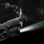 USB Charge, Handgun Mini Laser Sight w/Flashlight