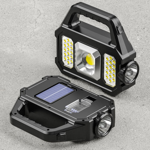 Solar/USB/LED  Flash/Search/Work  Waterproof