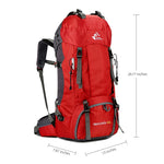 FreeKnight TrekKing 60L  Backpack  w/Rain Cover