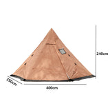 3-4 Person TeePee/Pyramid w/Snow Skirt, Chimney Hole