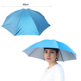 Rain Umbrella Hat/Sun Shade, Waterproof  *PESCA*