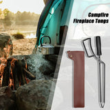 Iron Tongs  WoodStove  Charcoal   FirePit