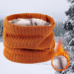 Men & Women  Knitted Fleece Ring  Neck Warmer